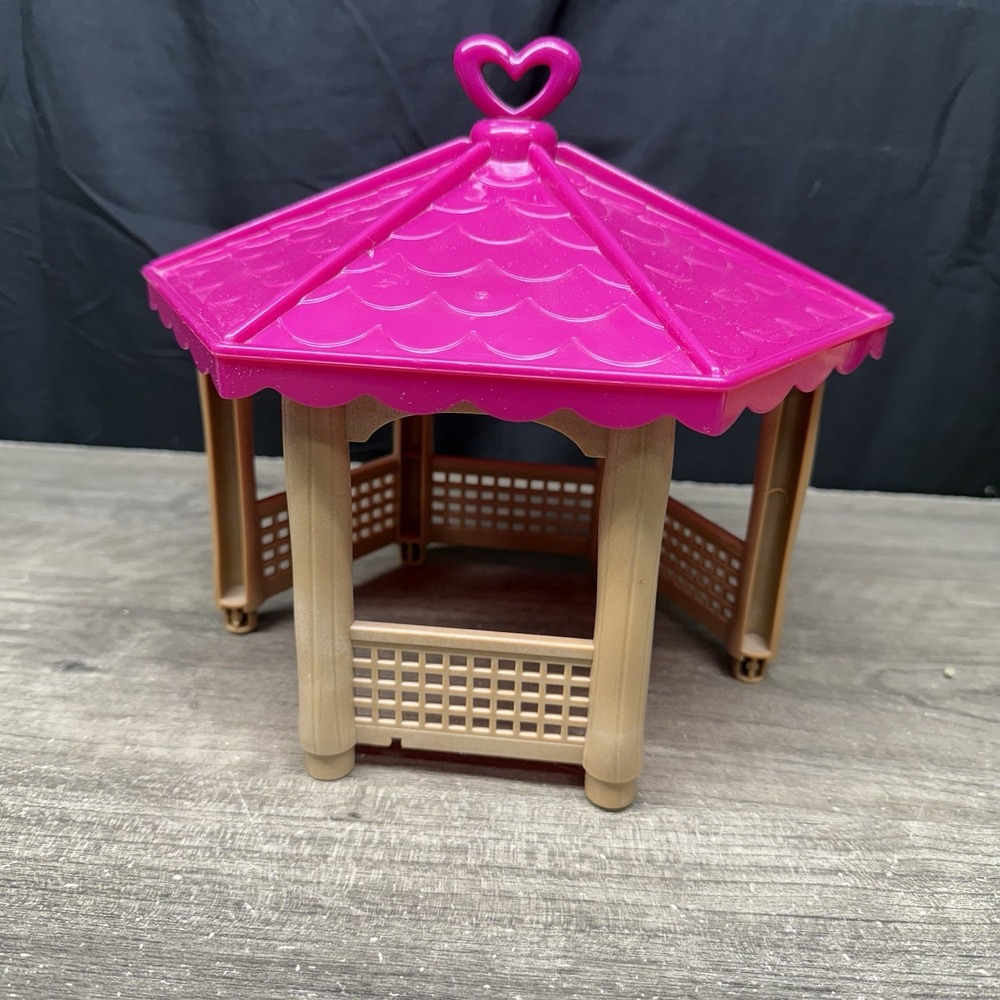 Li’l Woodzeez Family Treehouse Gazebo Replacement Parts Battat Pink Tan